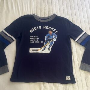 Roots Kids Long Sleeve Hockey Tee